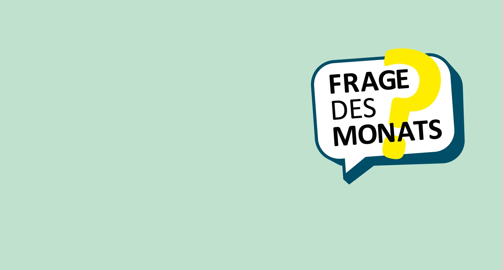 Bild: Logo Frage desMonats